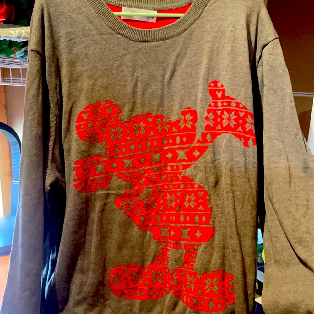Disney high quality Christmas Mickey Mouse sweater.